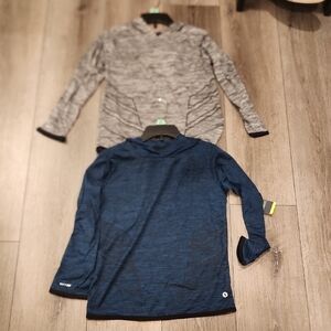 XERSION Kids Blue and Gray Long Sleeve Tops